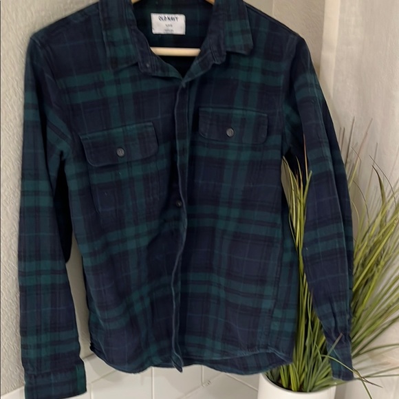 Old Navy Other - Old Navy Green and Blue Plaid Shirt